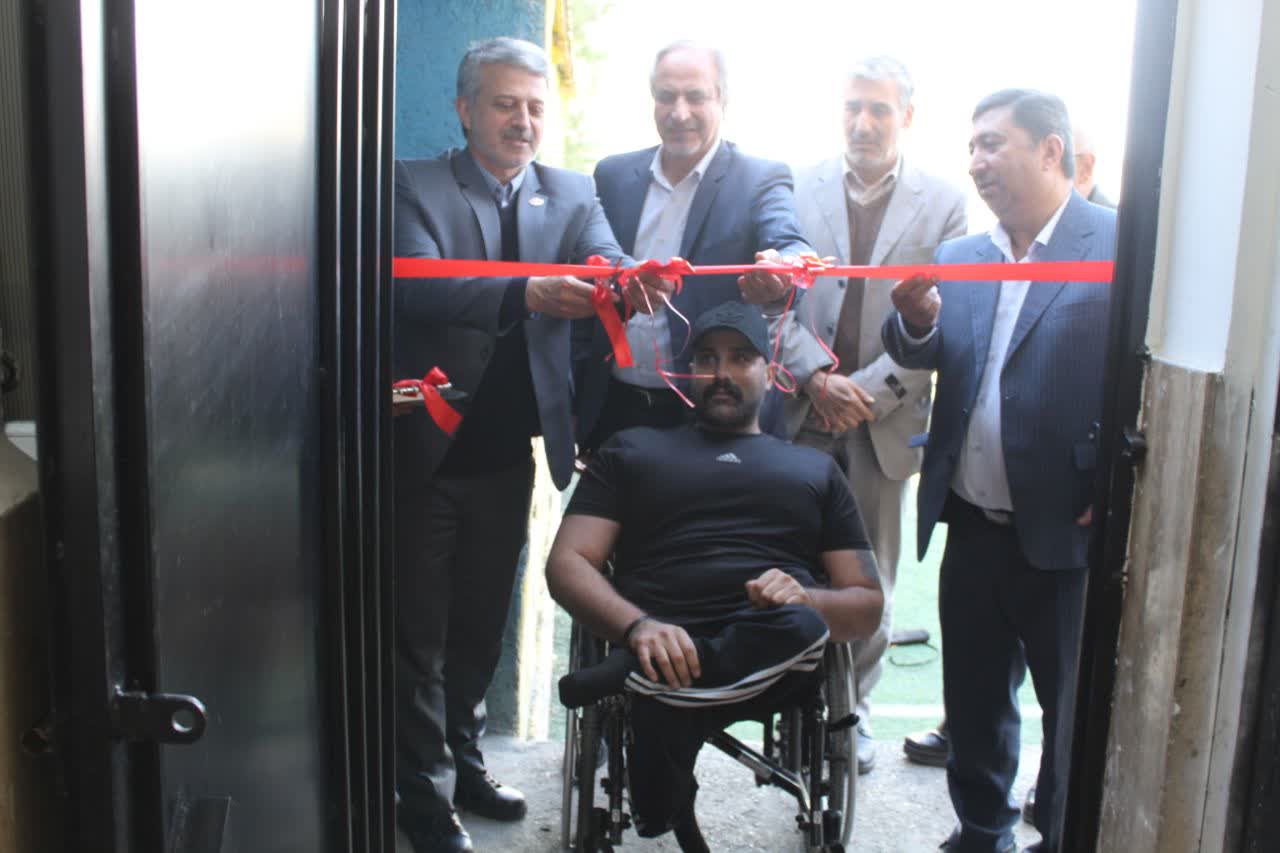 افتتاحیه سالن بهسازی شده وزنه برداری